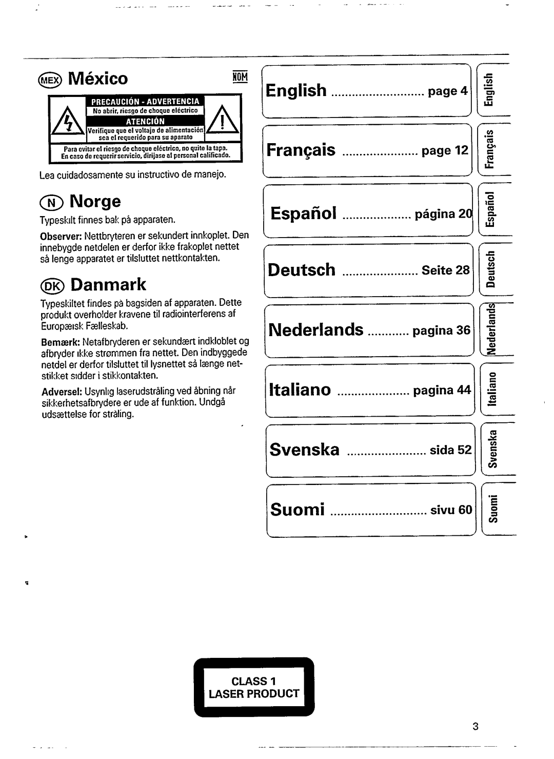 Philips ND 7600, RD 7060 manual 