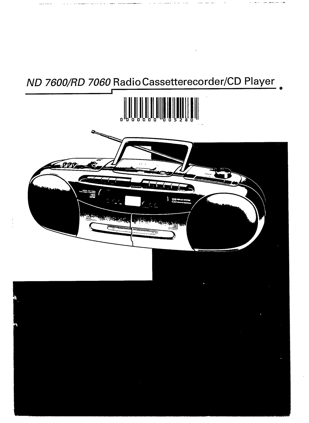 Philips RD 7600 manual 