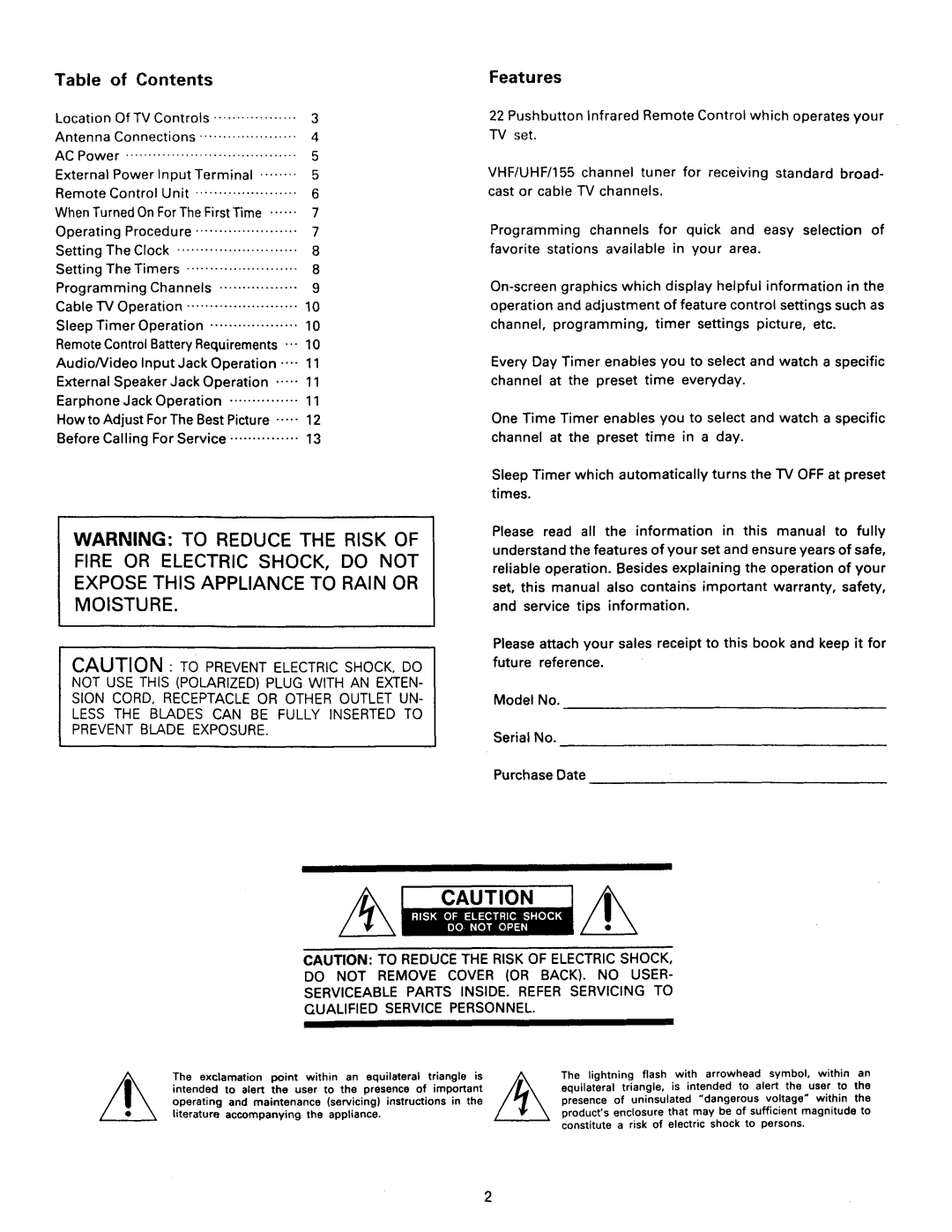 Philips RD0946, RD0945T manual 