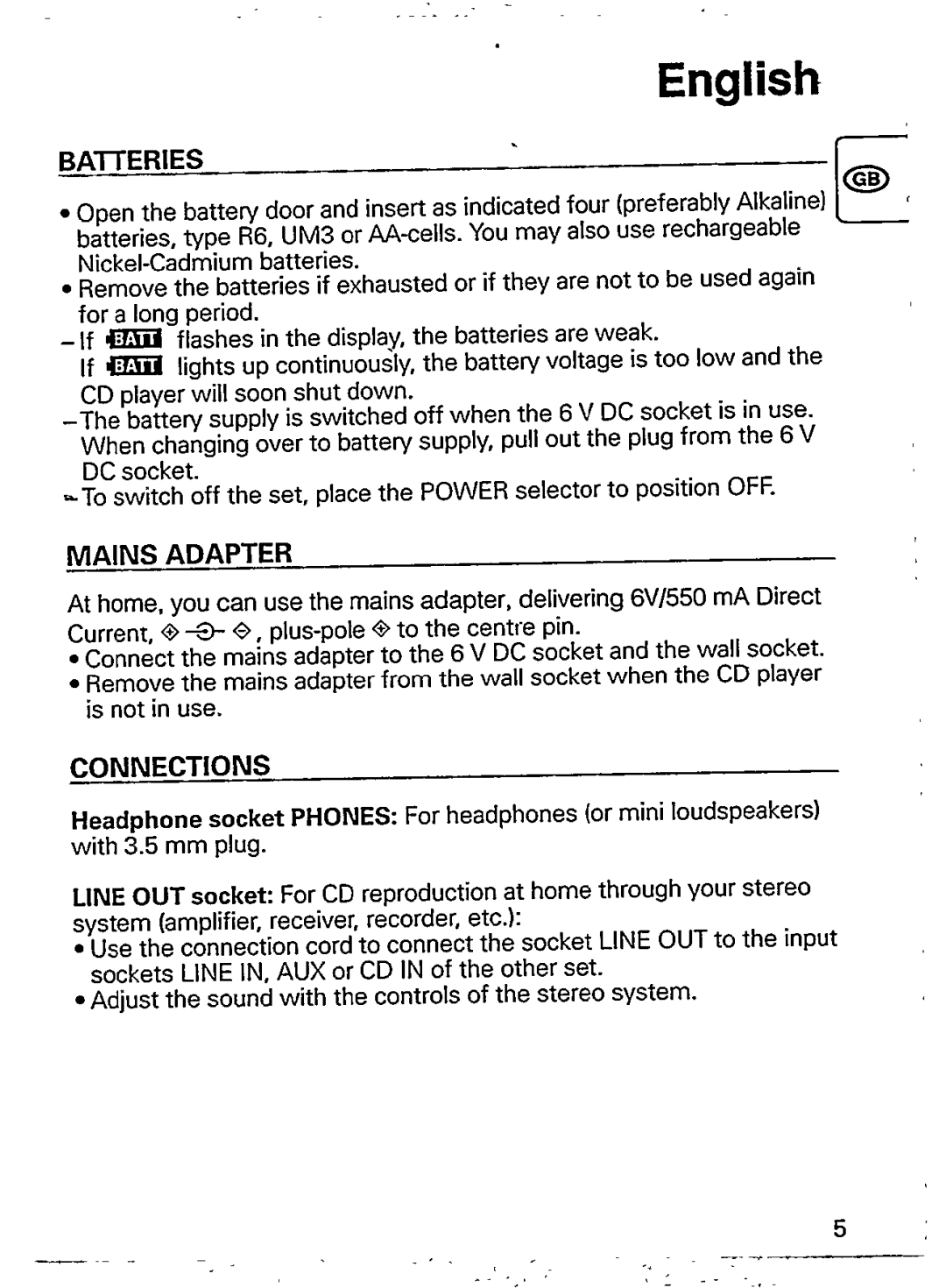 Philips ND1110, RD1011 manual 