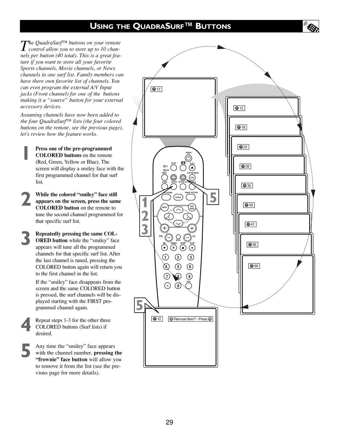 Philips Real Flat TV DVD warranty Remove Item? Press 