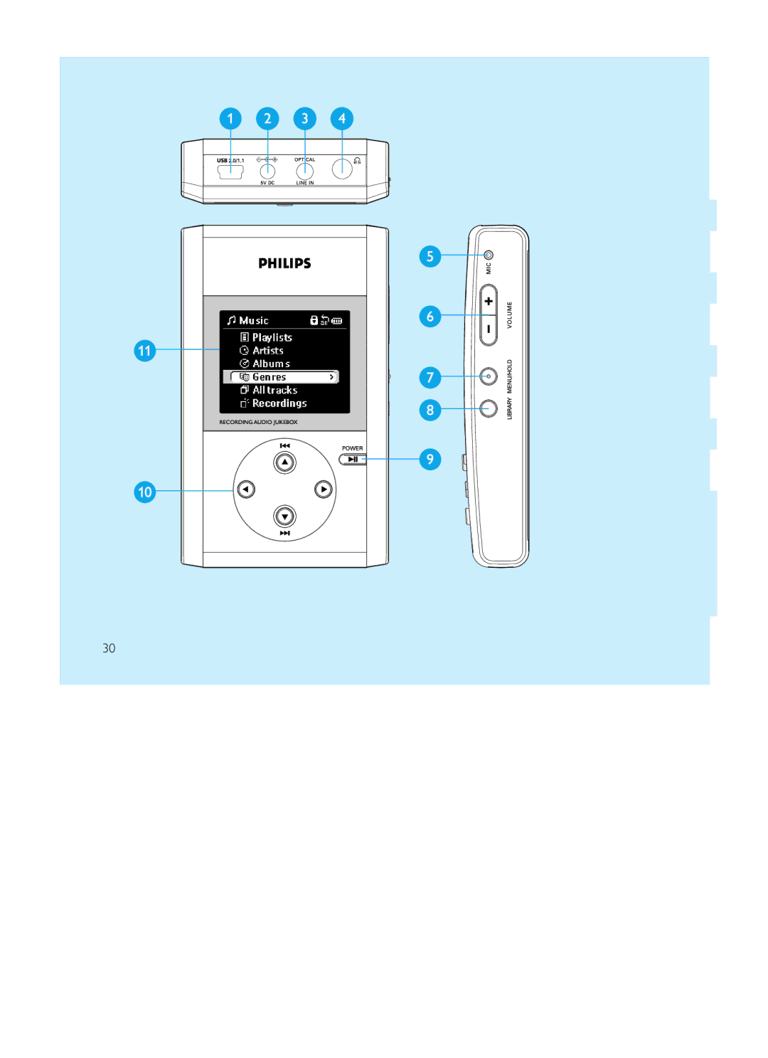 Philips Recording Audio Jukebox user manual 