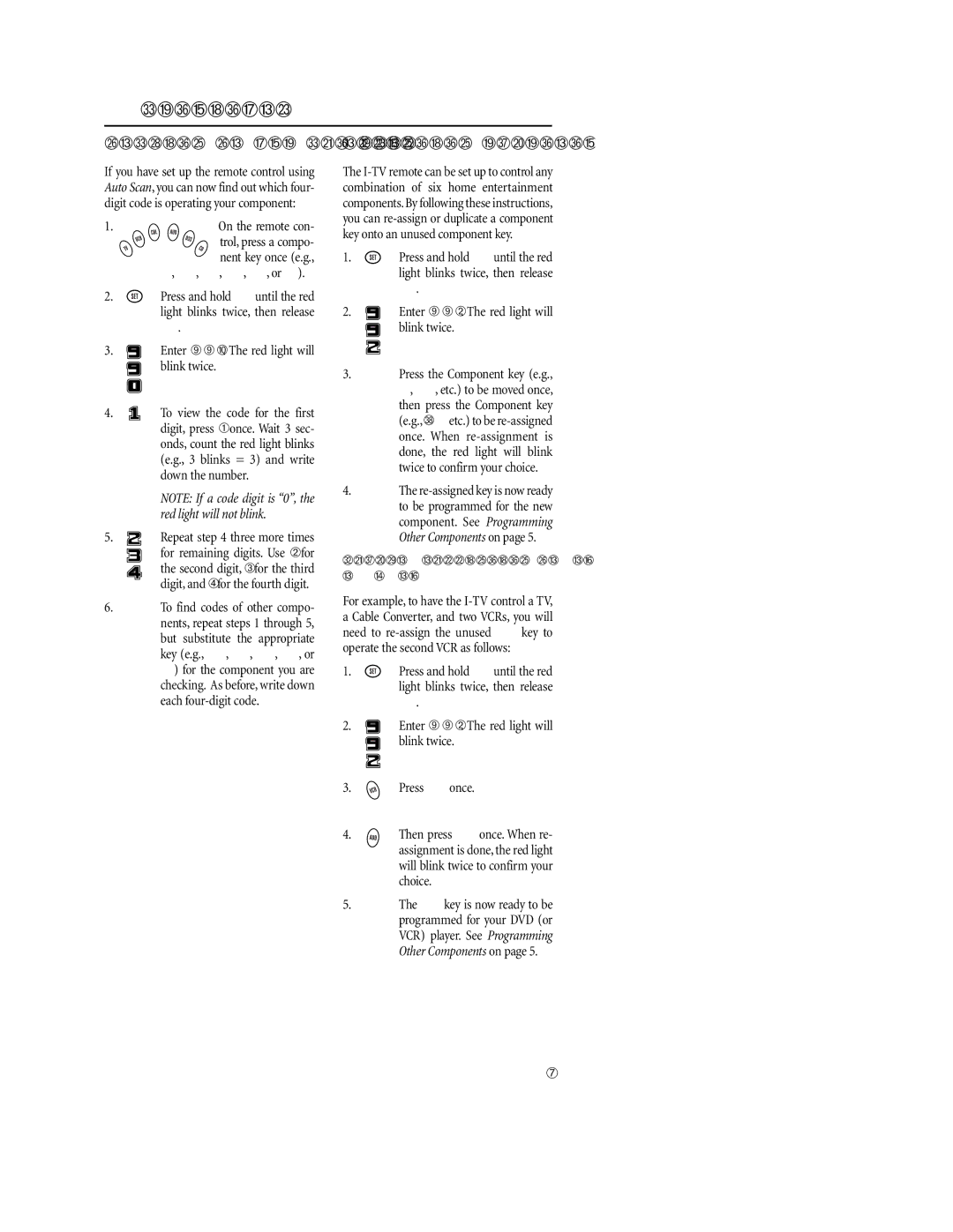 Philips REM380 setup guide Checking The Auto Scan Codes, Set, Blink twice, Down the number 