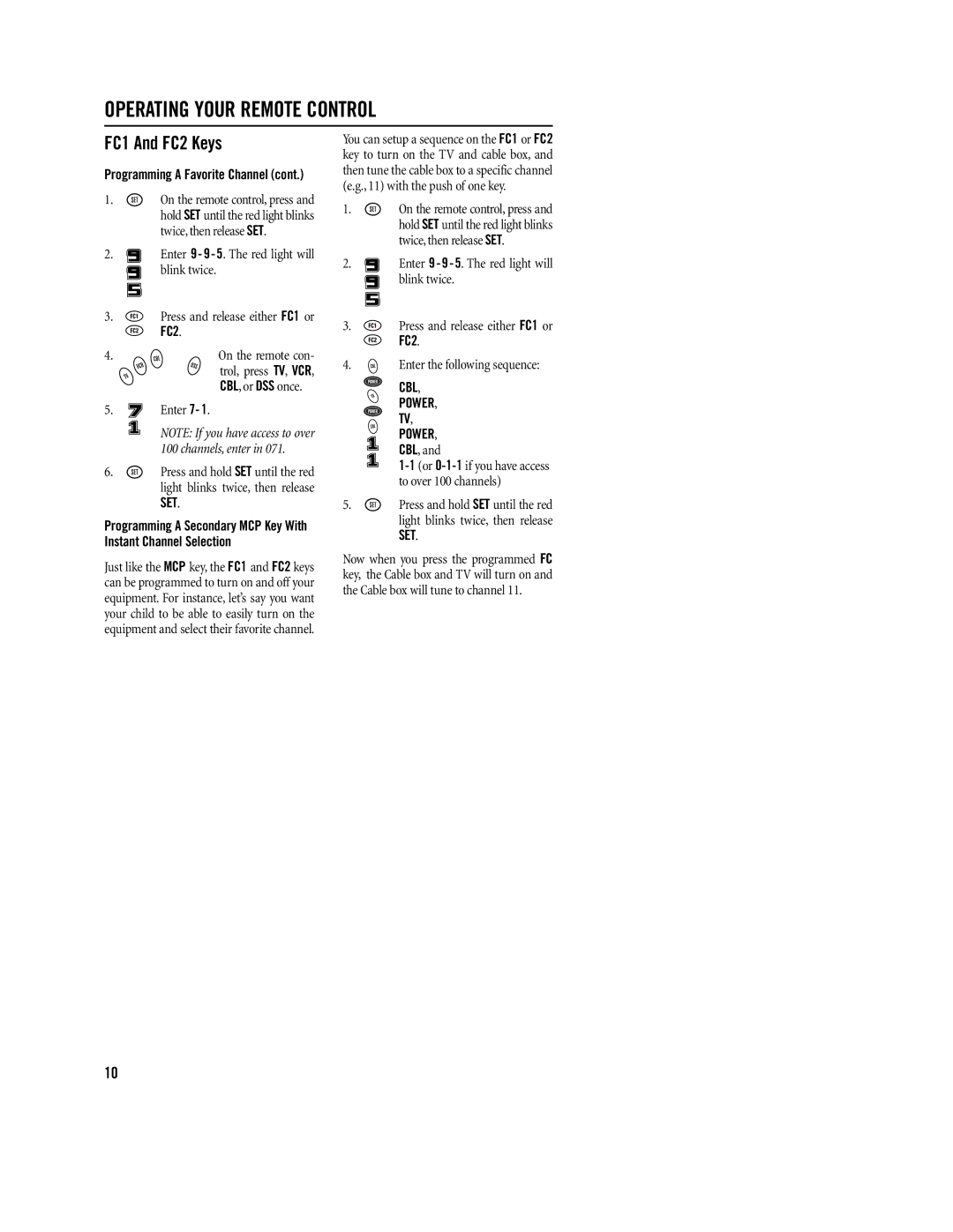 Philips REM400 setup guide FC2, CBL Power 