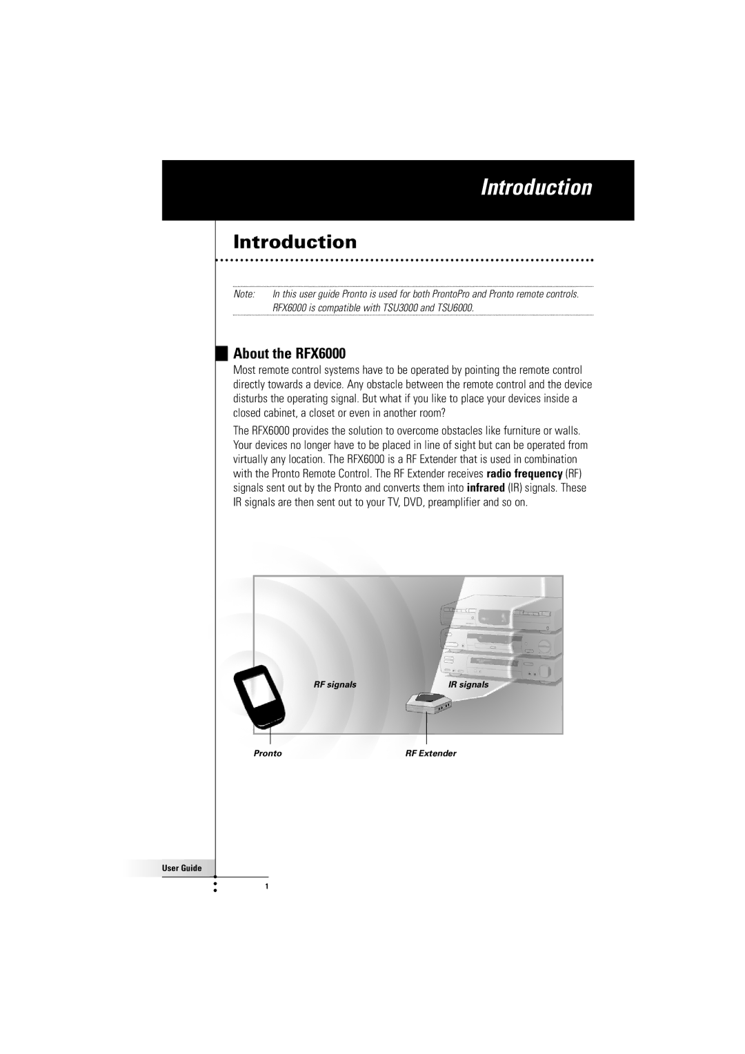 Philips RFX600099 manual Introduction, About the RFX6000 