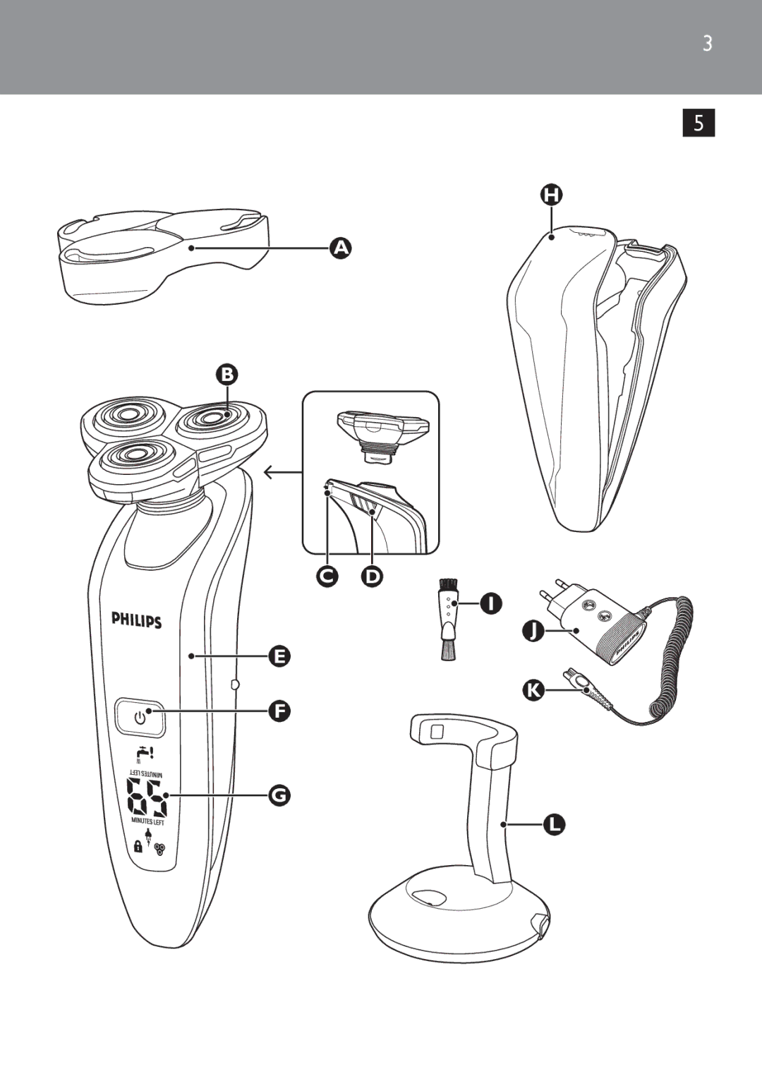 Philips RQ1050, RQ1052, RQ1062, RQ1060 manual 