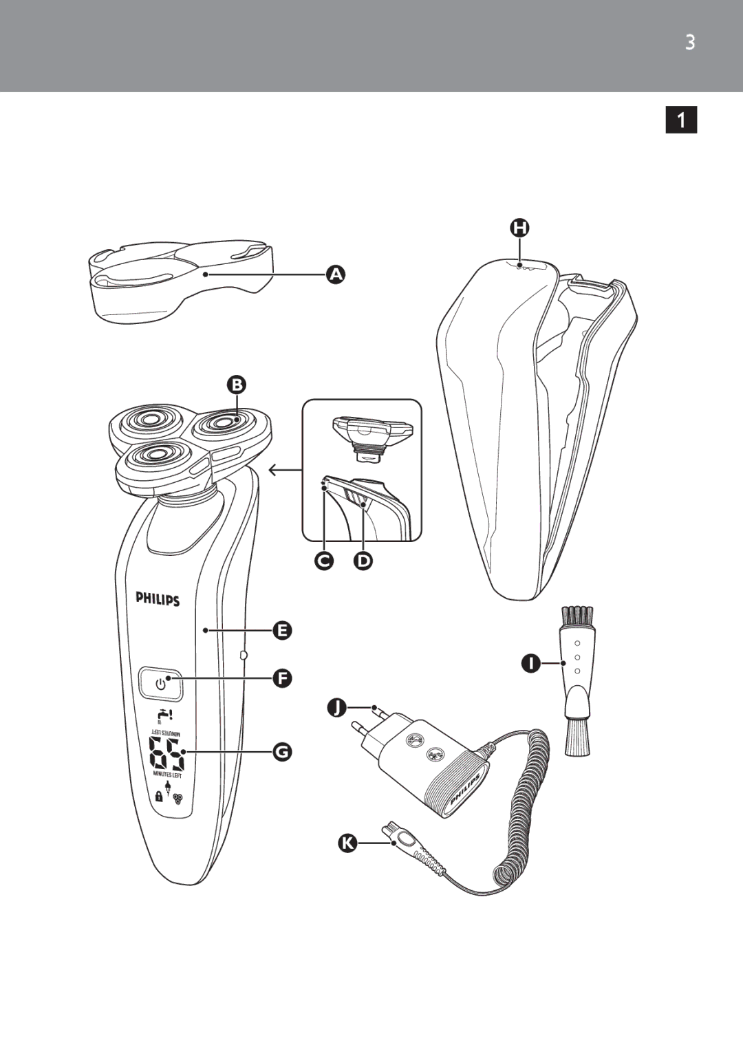 Philips RQ1060 manual 