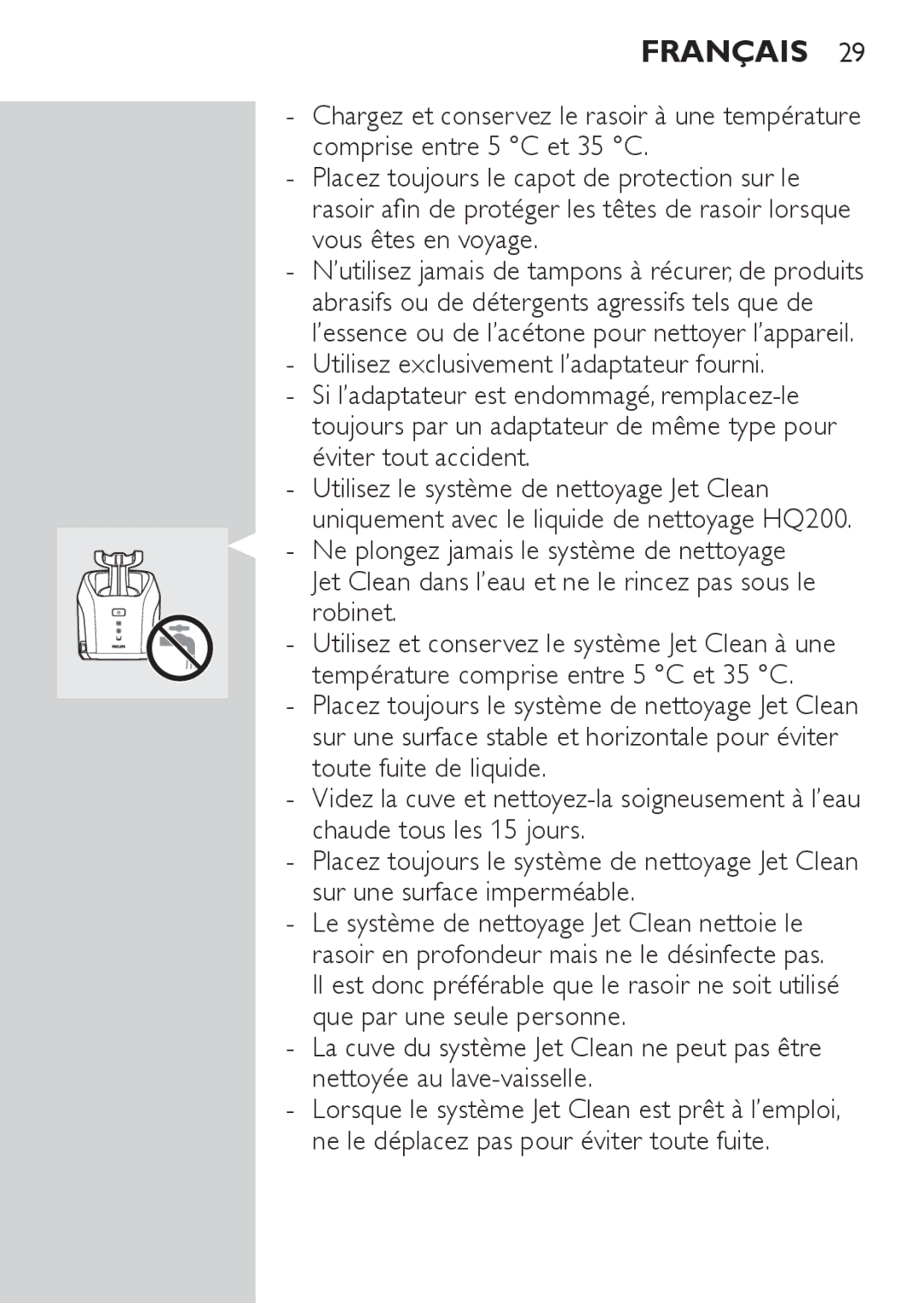 Philips RQ1077, RQ1087 manual Français 