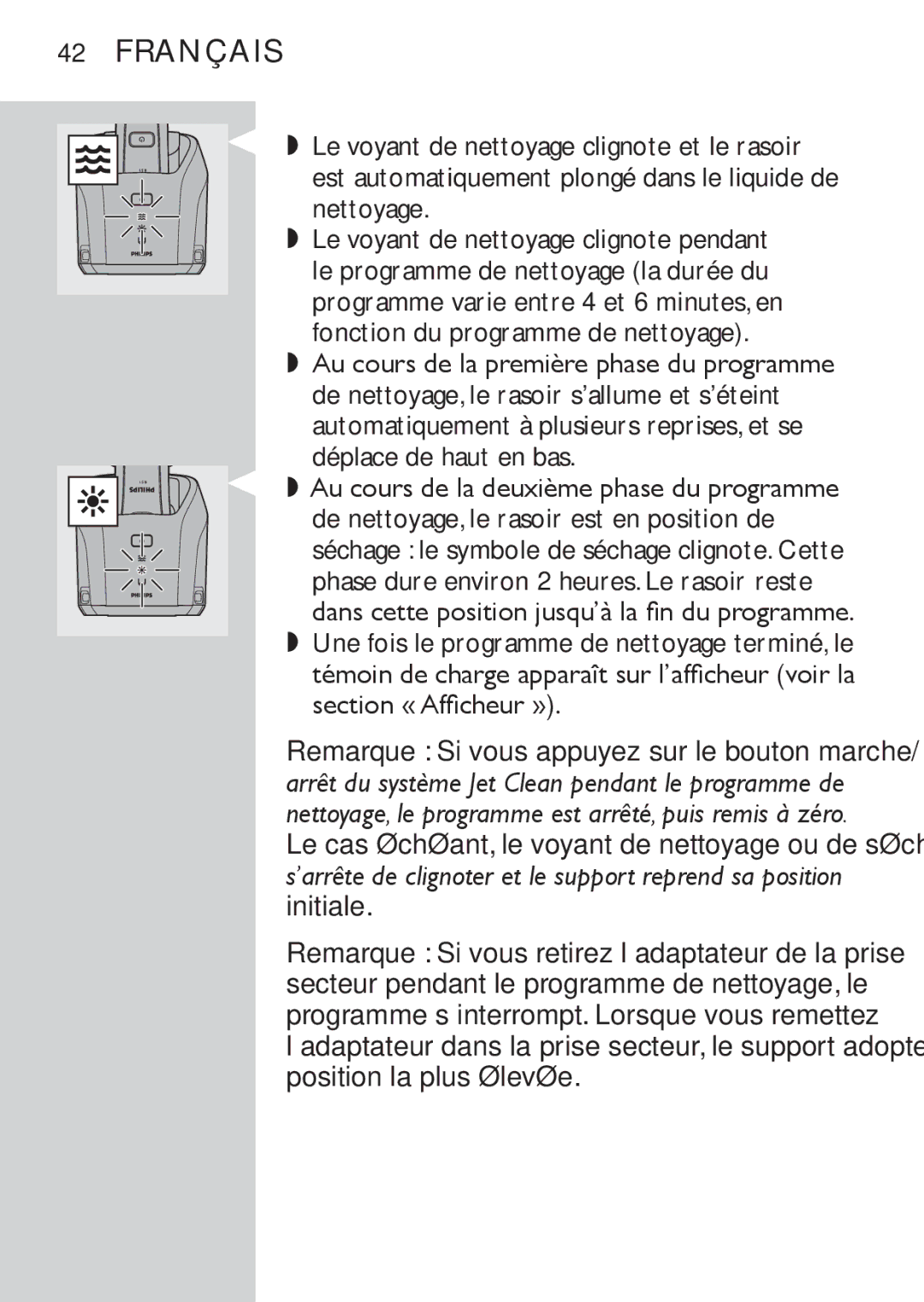 Philips RQ1087, RQ1077 manual Français 