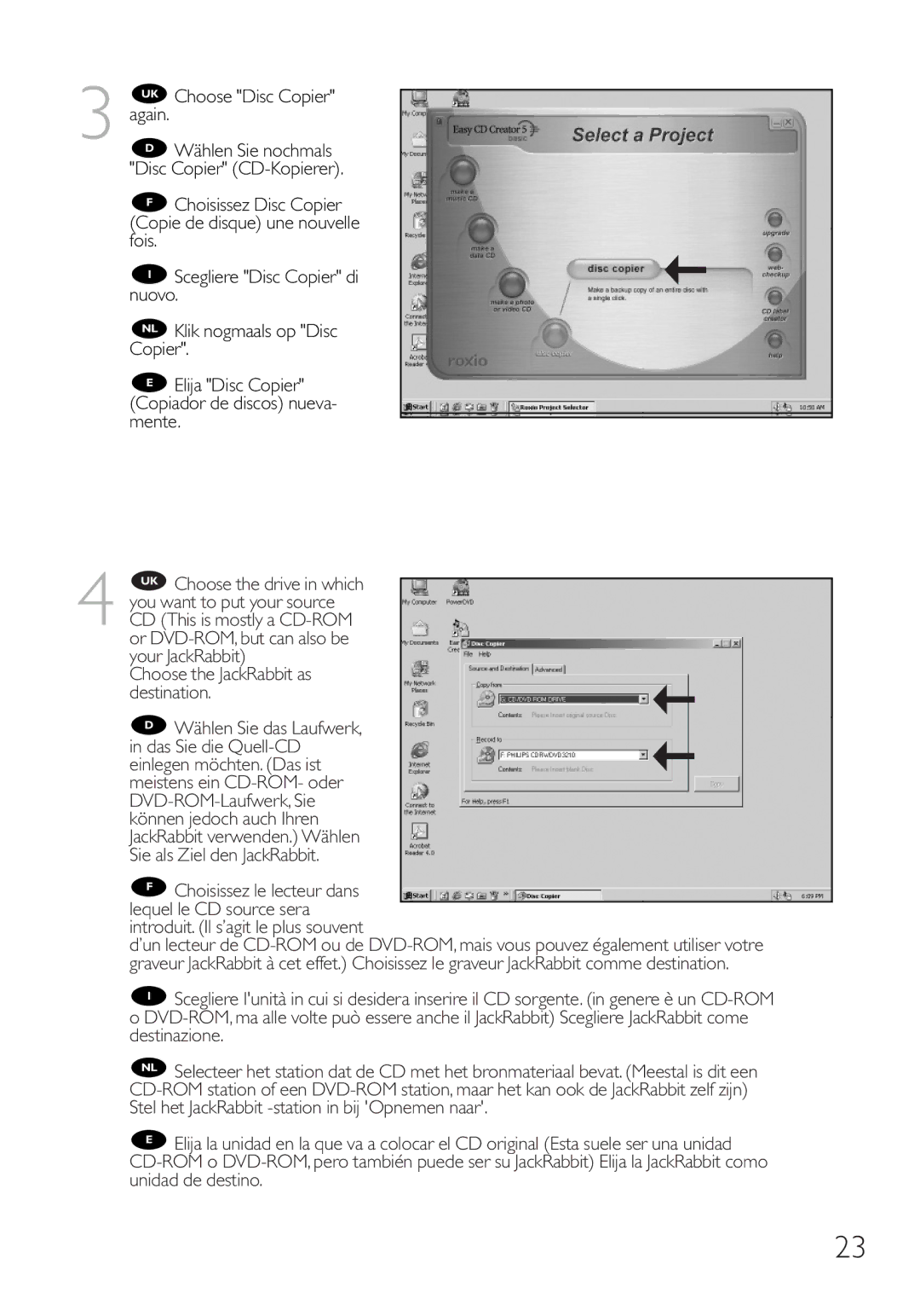 Philips RWDV3212 manual Nuovo 