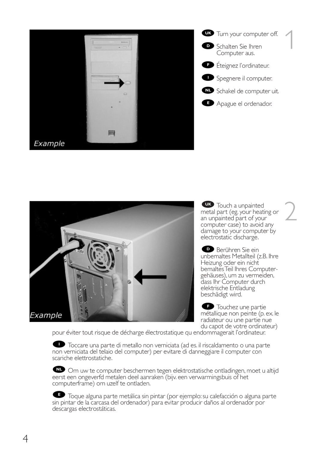 Philips RWDV3212 manual Schalten Sie Ihren 