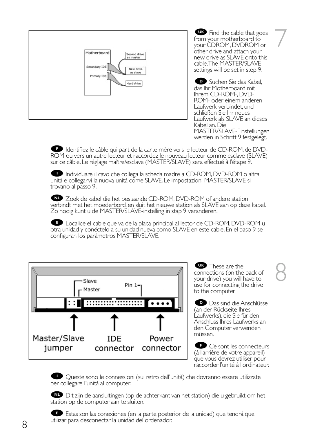 Philips RWDV3212 manual Station op de computer aan te sluiten 