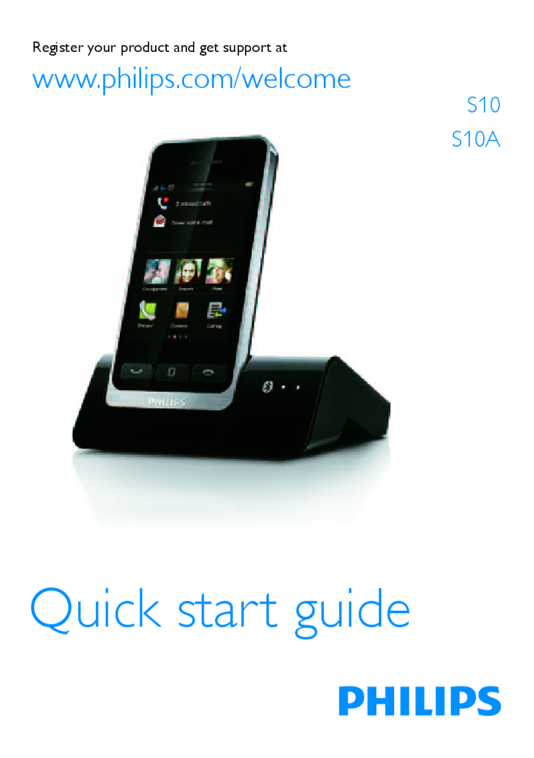 Philips s10 quick start Quick start guide 