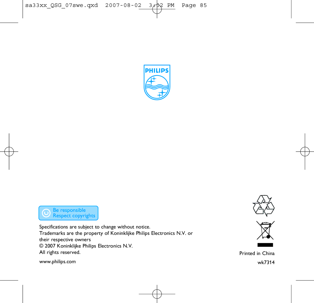 Philips SA3315, SA3385, SA3384, SA3345, SA3325, SA3324, SA3314, SA3344 manual Abc 