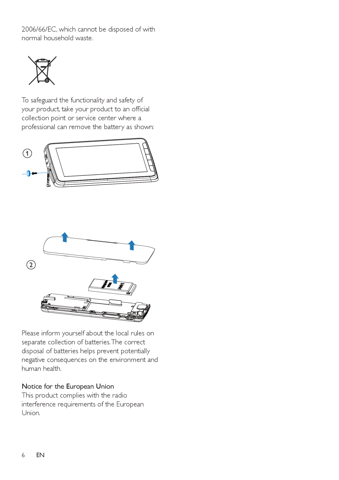 Philips SA4VD408, SA4VD404 user manual 