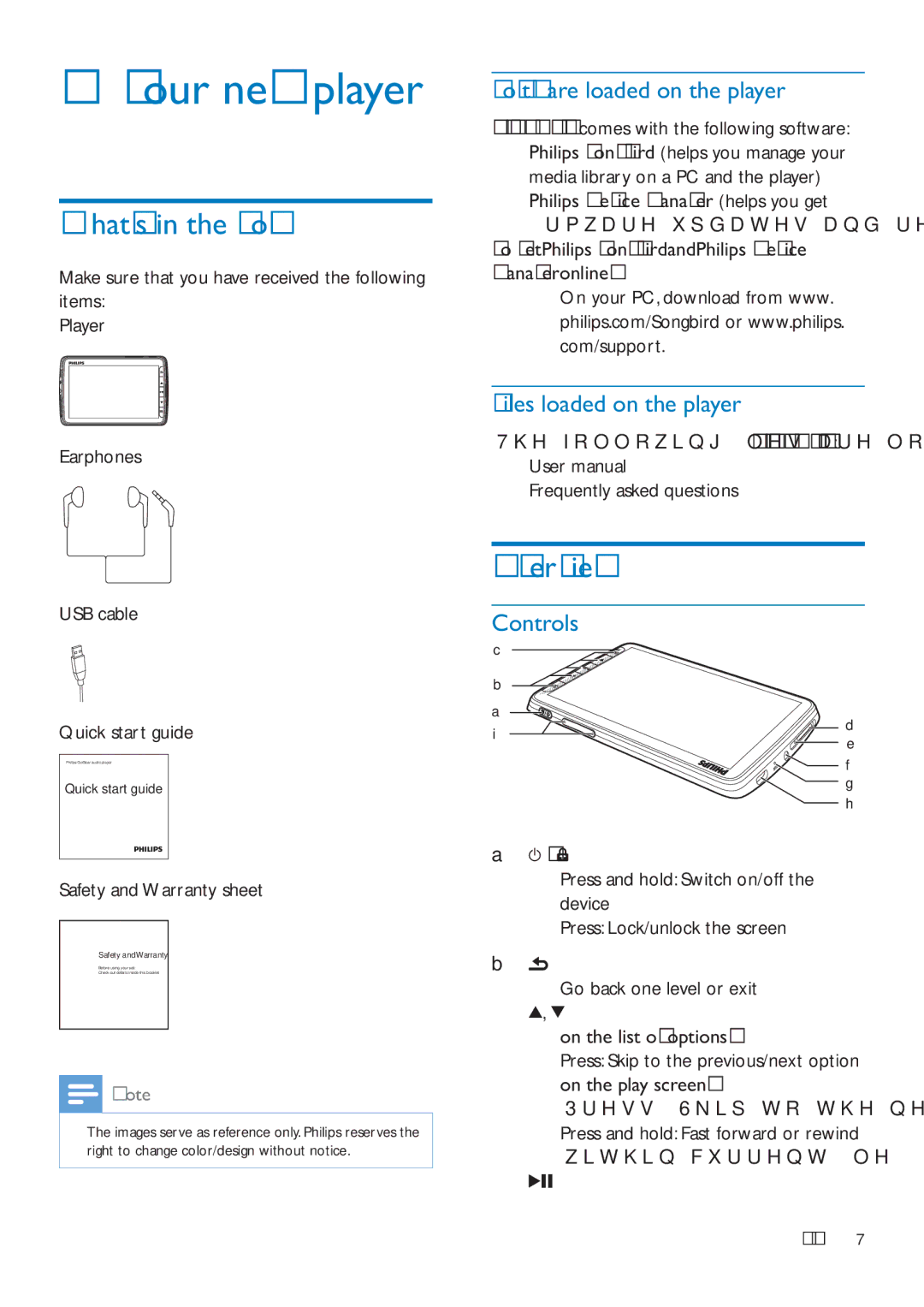 Philips SA4VD404, SA4VD408 user manual Your new player, Whats in the box, Overview 