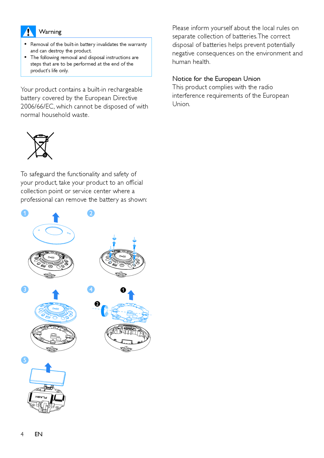 Philips SA5DOT user manual 