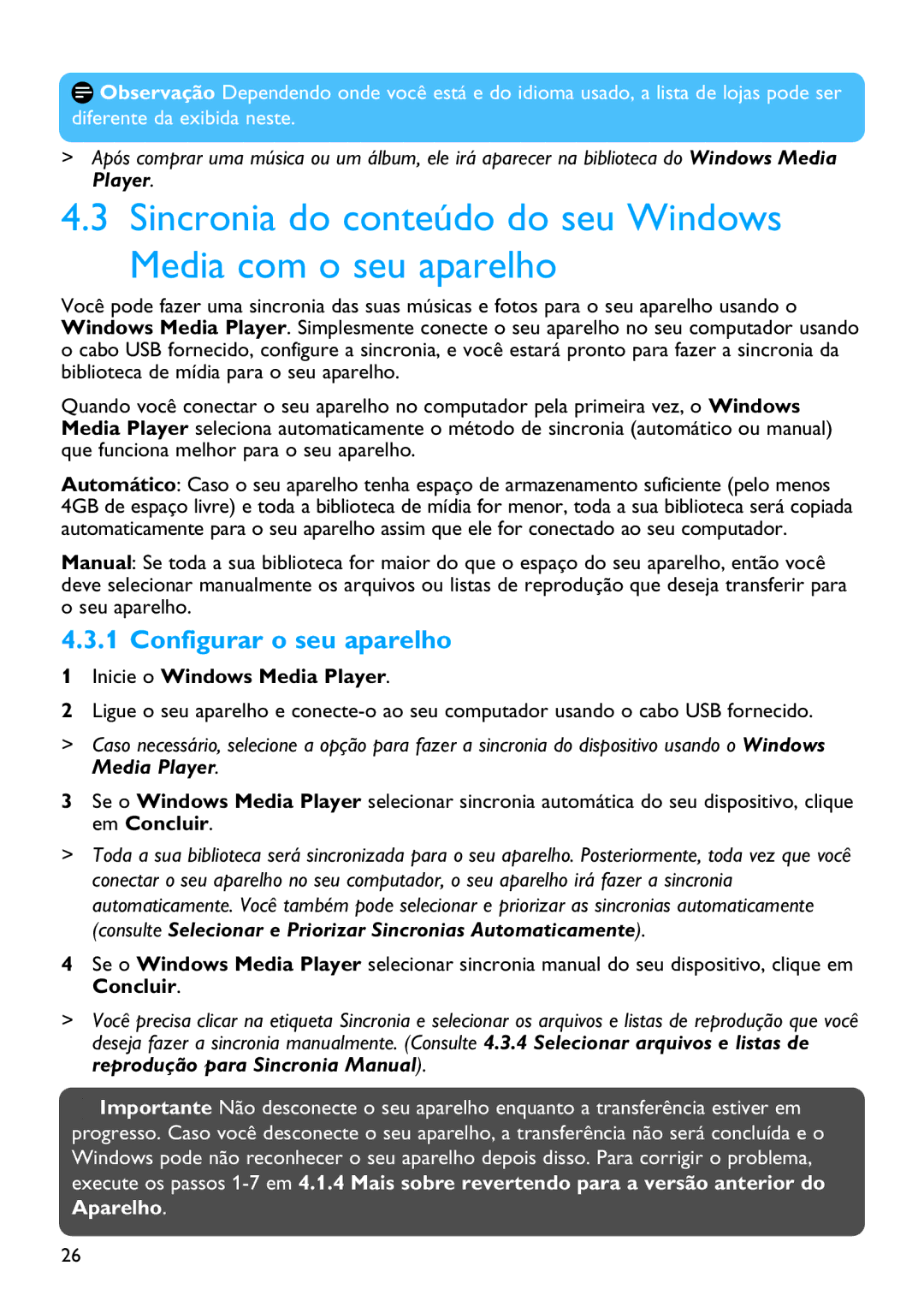 Philips SA6025, SA6045, SA6065, SA6087, SA6024, SA6015, SA6066, SA6044, SA6046, SA6014 manual Configurar o seu aparelho 