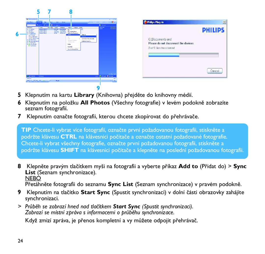 Philips SA9100, SA9200 manual Nebo 