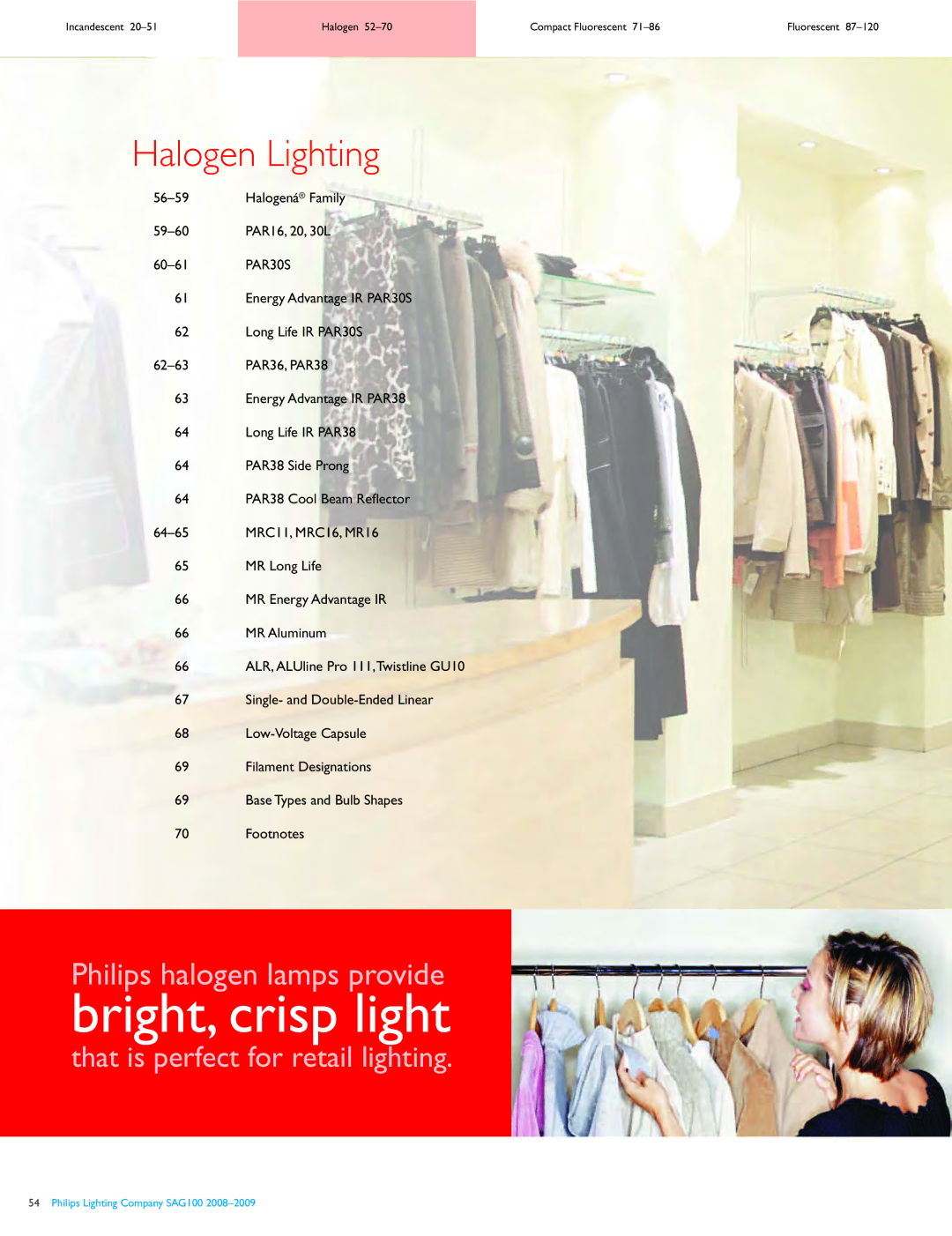 Philips 87120, SAG100, 5270, 7186 manual Bright, crisp light 