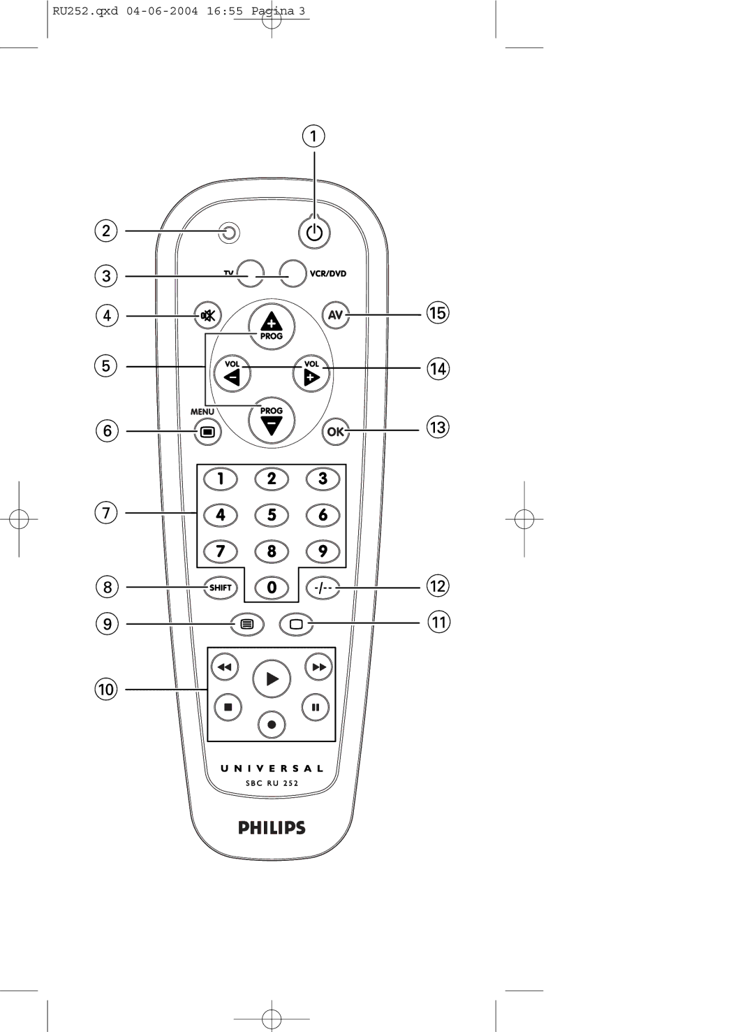 Philips SBC RU 252 manual RU252.qxd 04-06-2004 1655 Pagina 