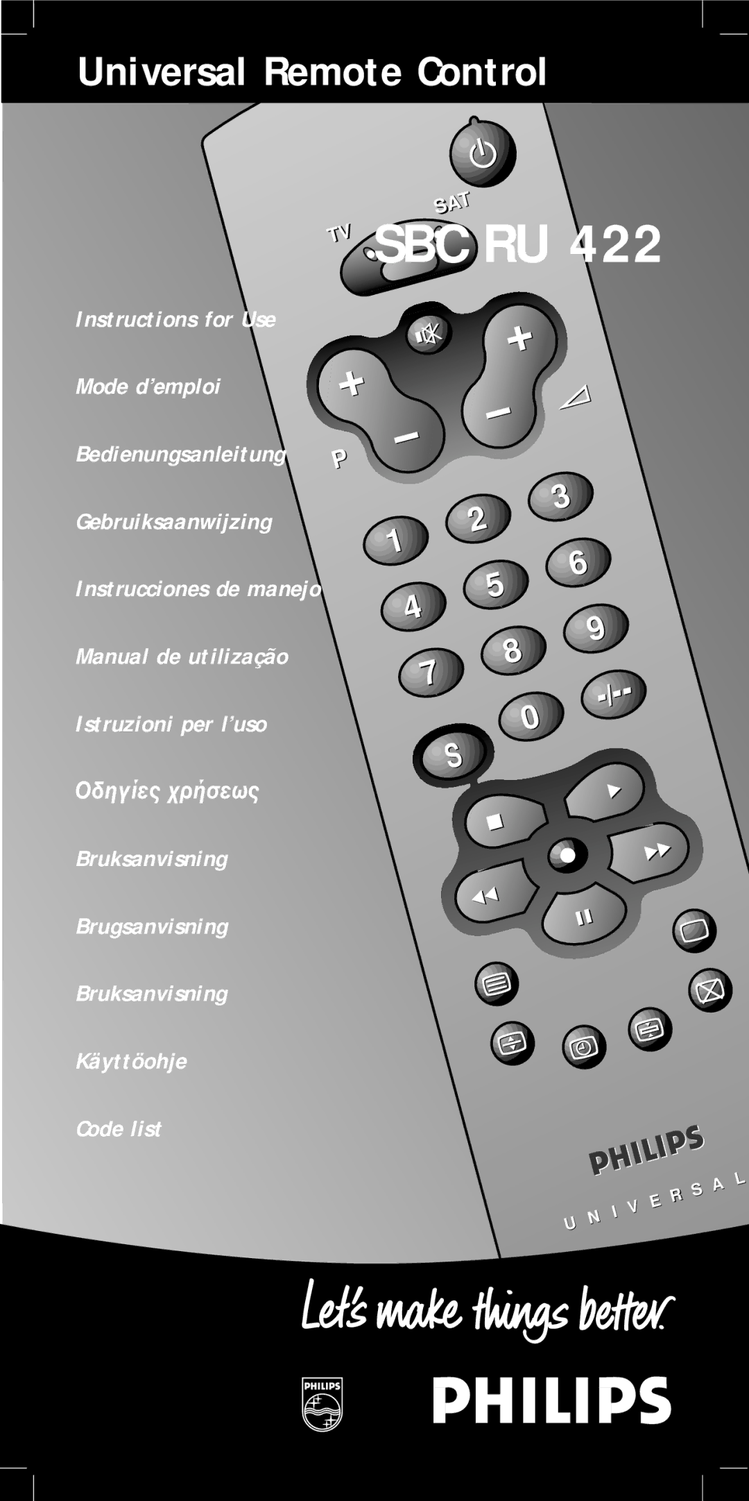 Philips SBC RU422 manual Norsk 