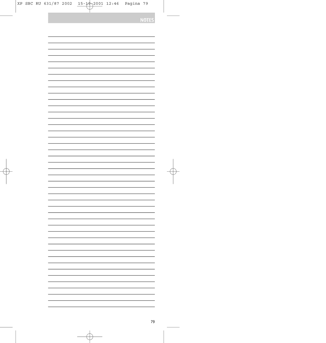 Philips SBC RU631/87 manual XP SBC RU 631/87 2002 15-10-2001 1246 Pagina 