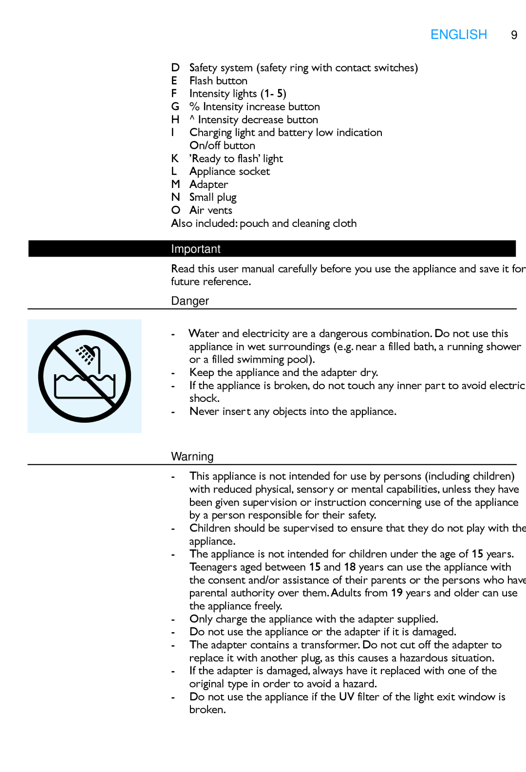 Philips SC2001/01 manual English 