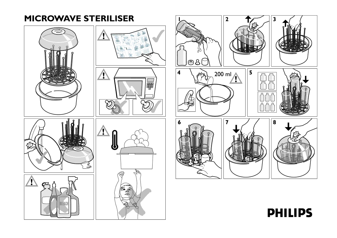 Philips SC205, SC215 manual 