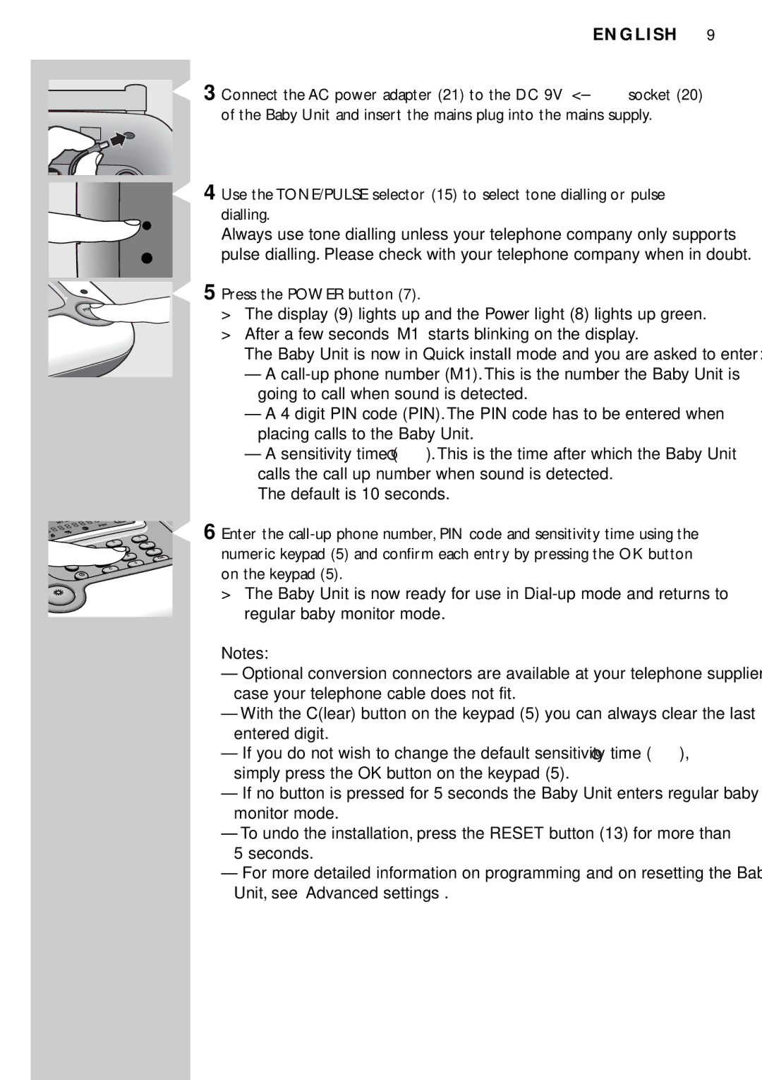 Philips SC469 manual English 