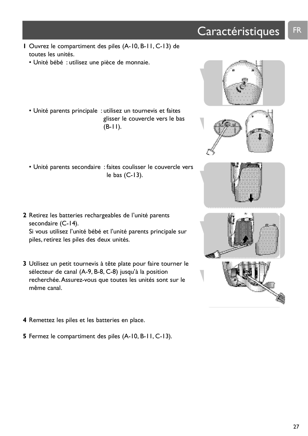 Philips SCD450 user manual Caractéristiques FR 