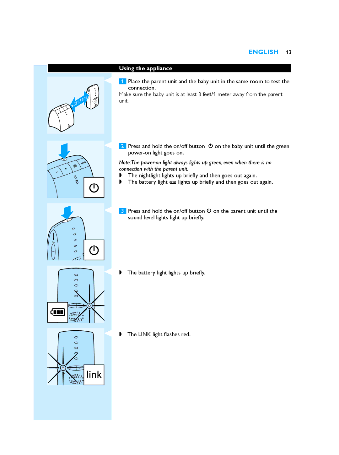 Philips SCD510/00 manual Using the appliance 