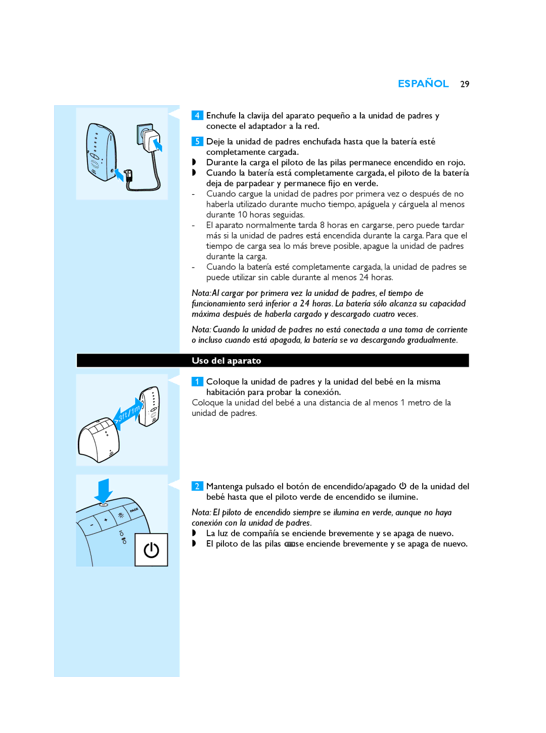 Philips SCD510/00 manual Uso del aparato 