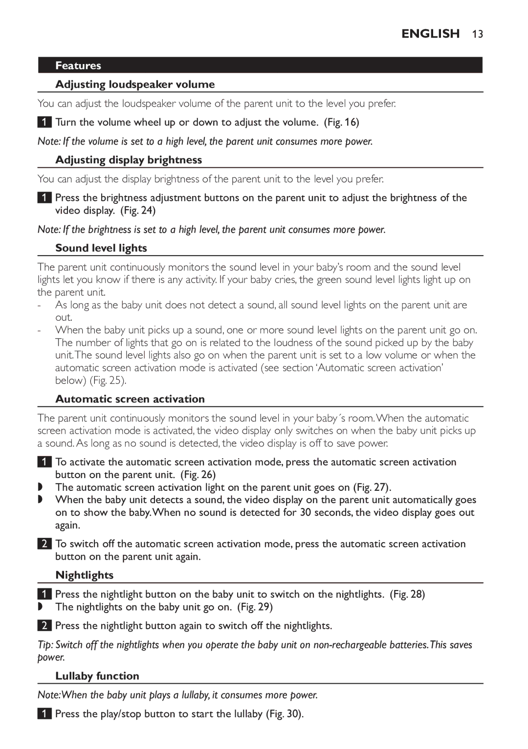 Philips SCD600/10 manual Features 