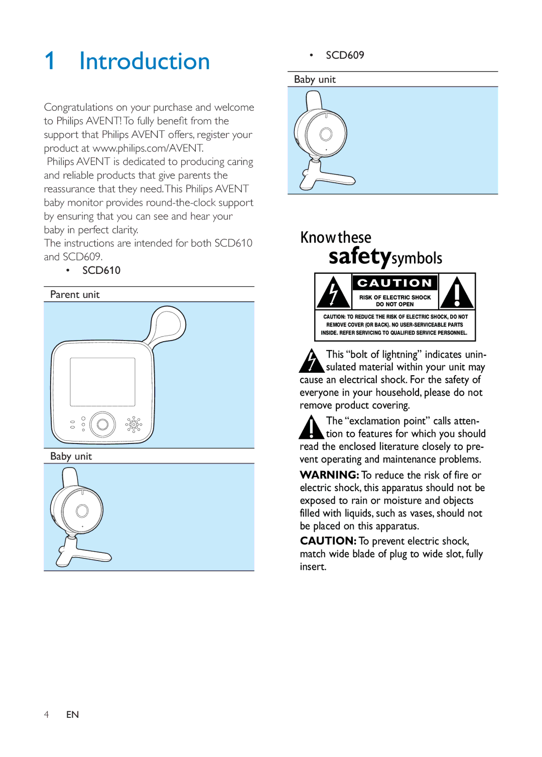 Philips SCD609, SCD610 user manual Introduction, Congratulations on your purchase and welcome 