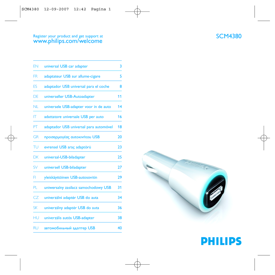 Philips SCM4380 manual 