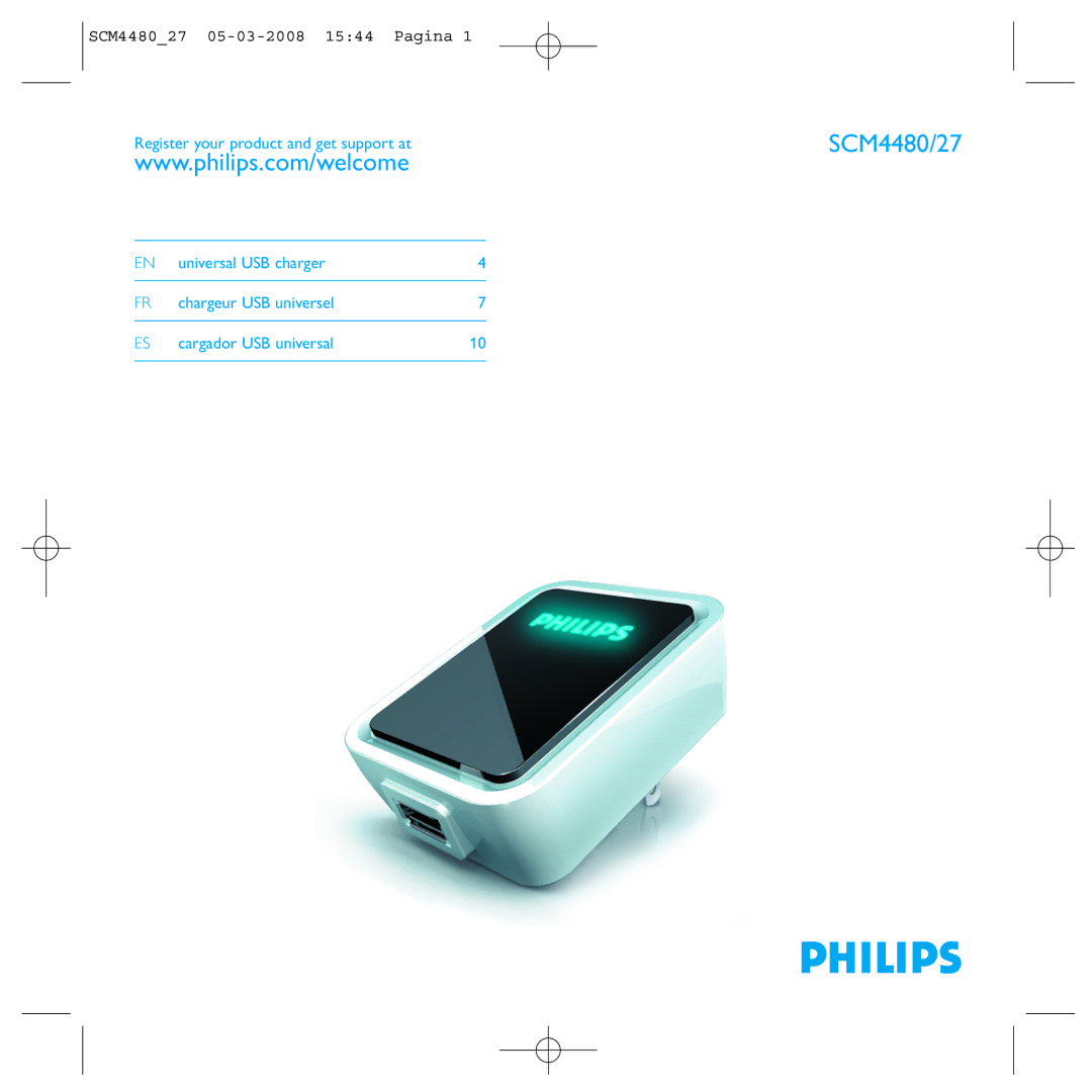 Philips SCM4480/27 manual 