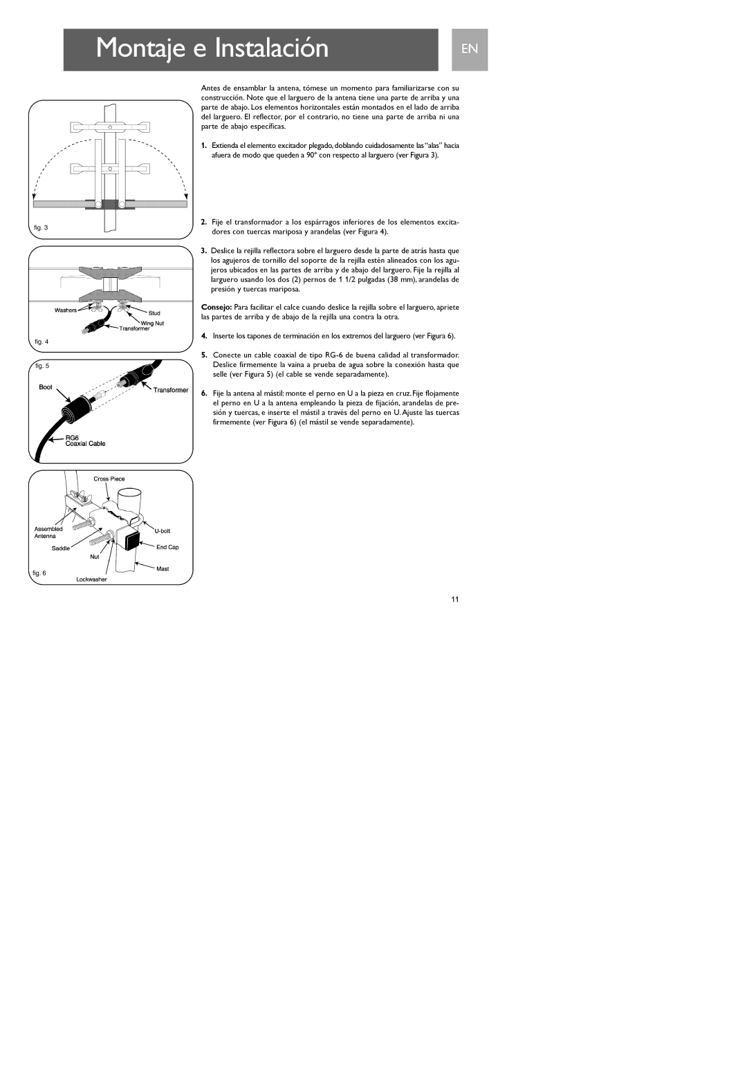 Philips SDV9201/17, SDV9201K/17 user manual Montaje e Instalación 