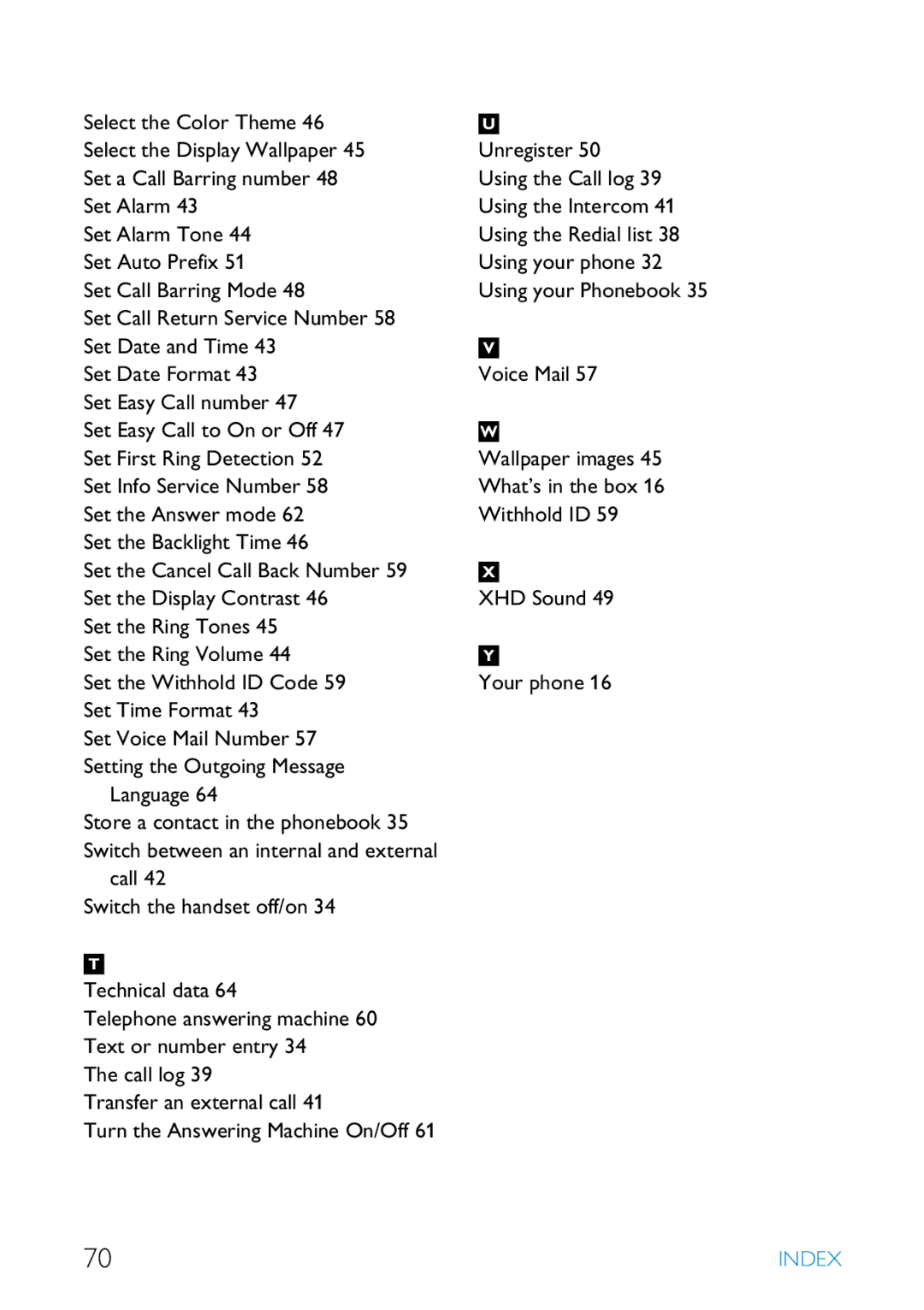 Philips SE455 manual Using your Phonebook 