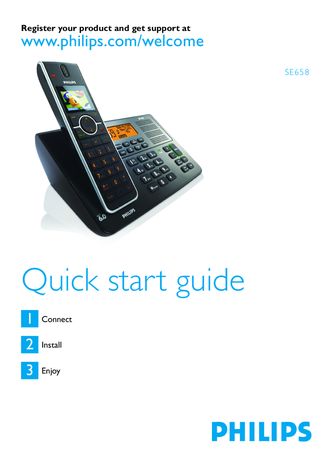 Philips SE658 quick start Quick start guide 