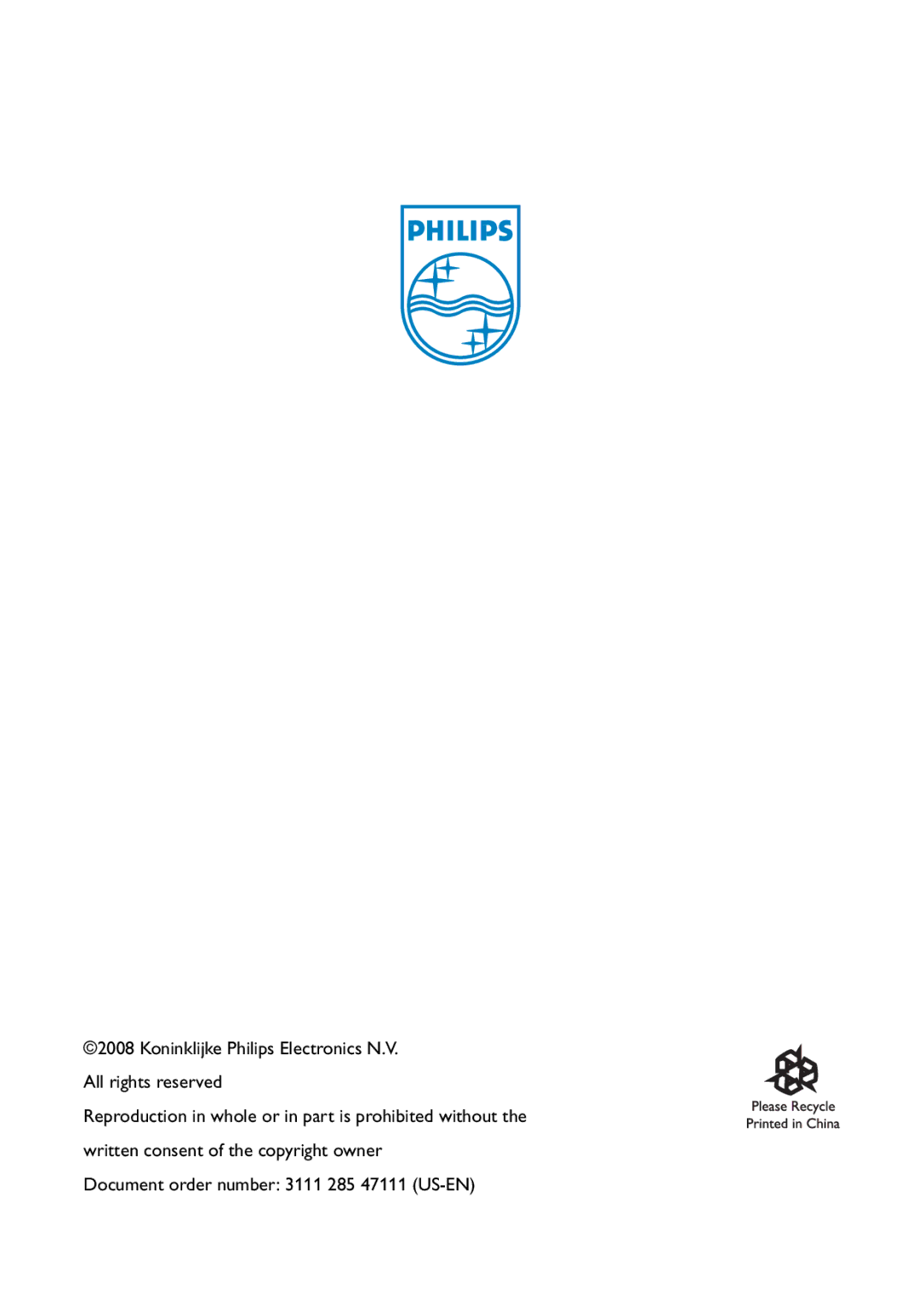 Philips SE6590B/37 manual 