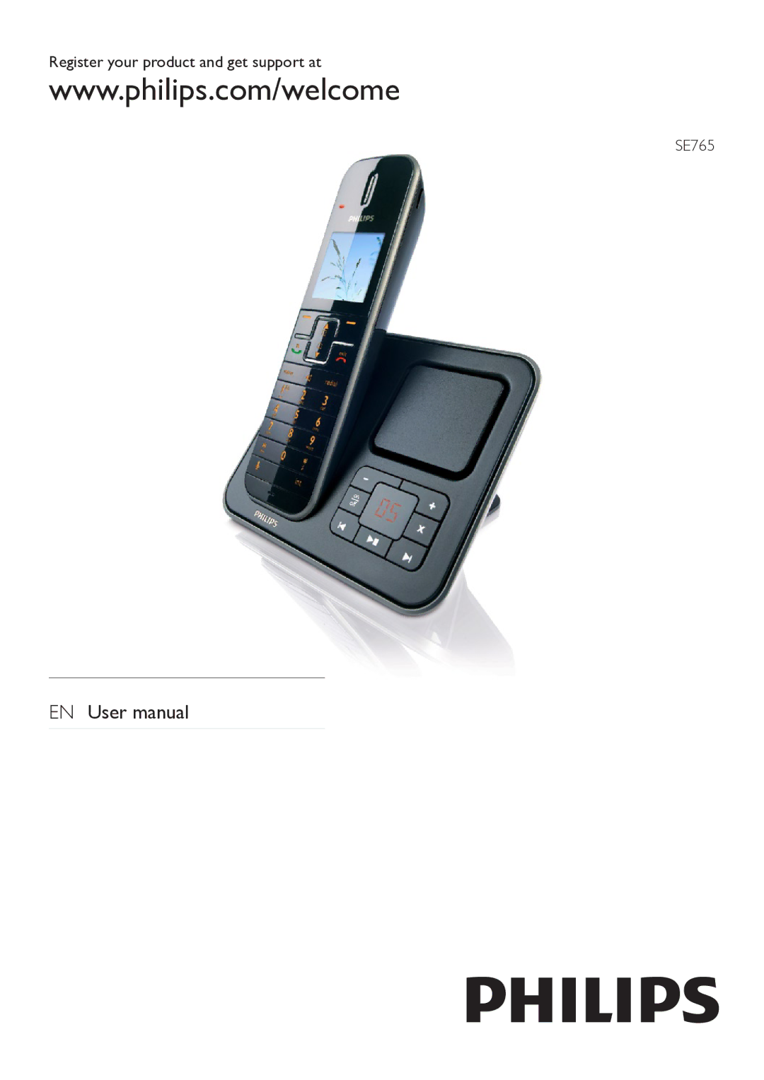 Philips user manual Register your product and get support at SE765 