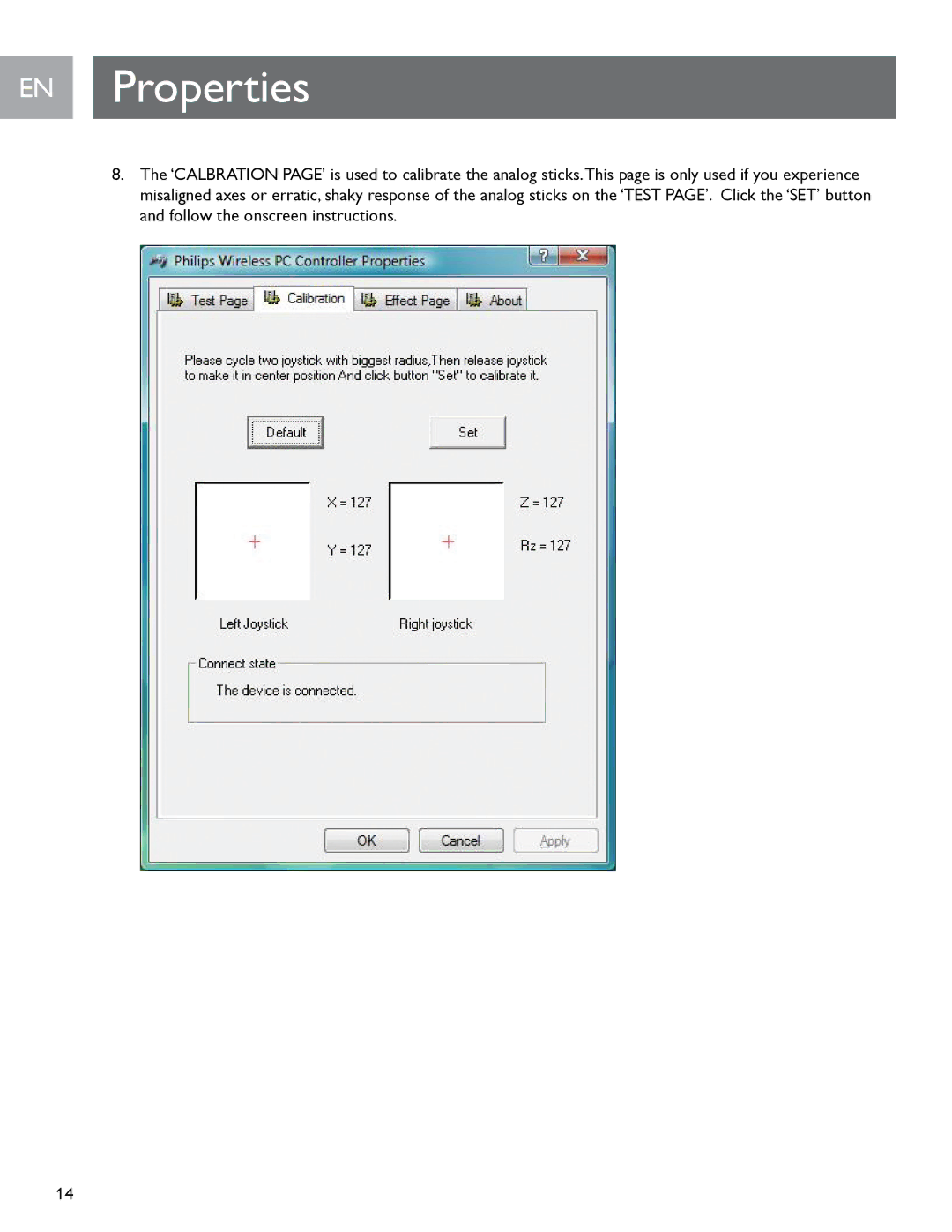 Philips SGC2910 user manual EN Properties 