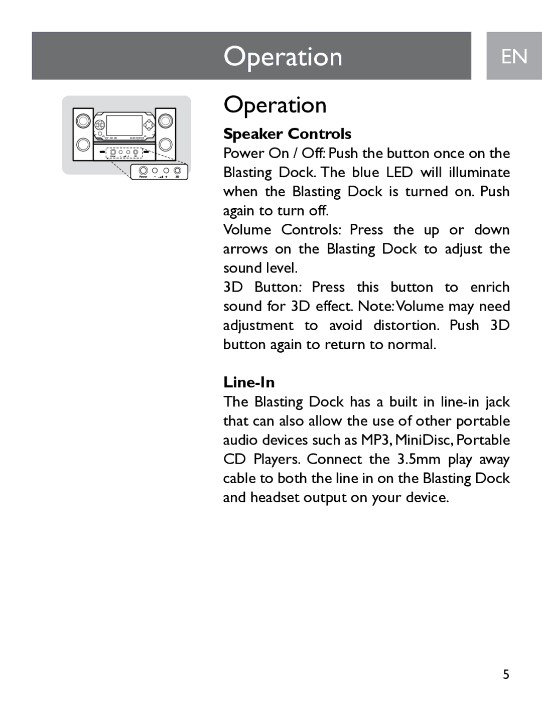 Philips SGP6031BB/27 user manual OperationEN 