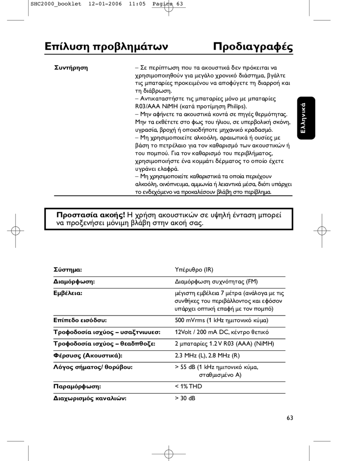 Philips manual SHC2000booklet 12-01-2006 1105 Pagina 