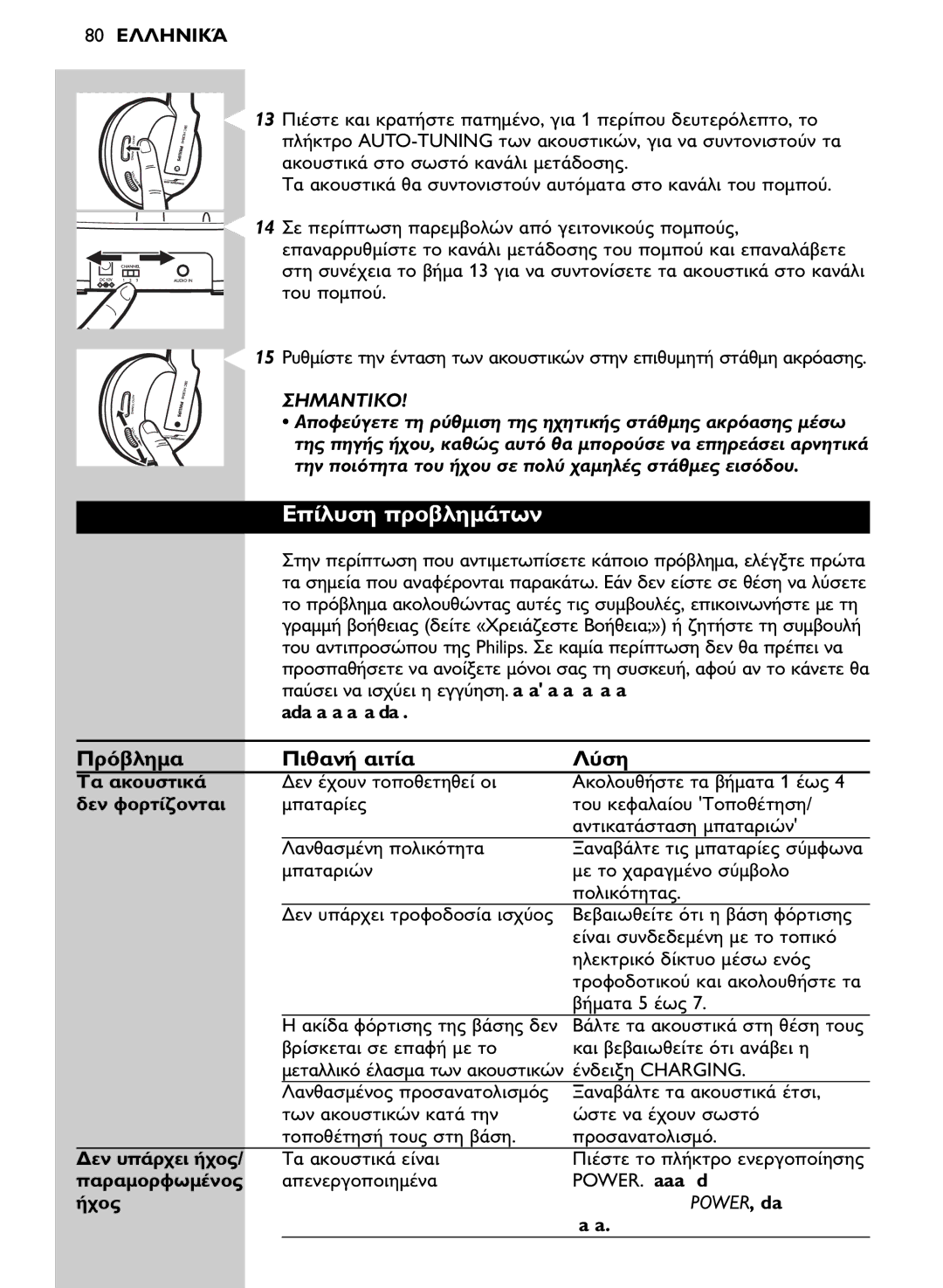 Philips SHC8545/00 manual 131, POWER, d 