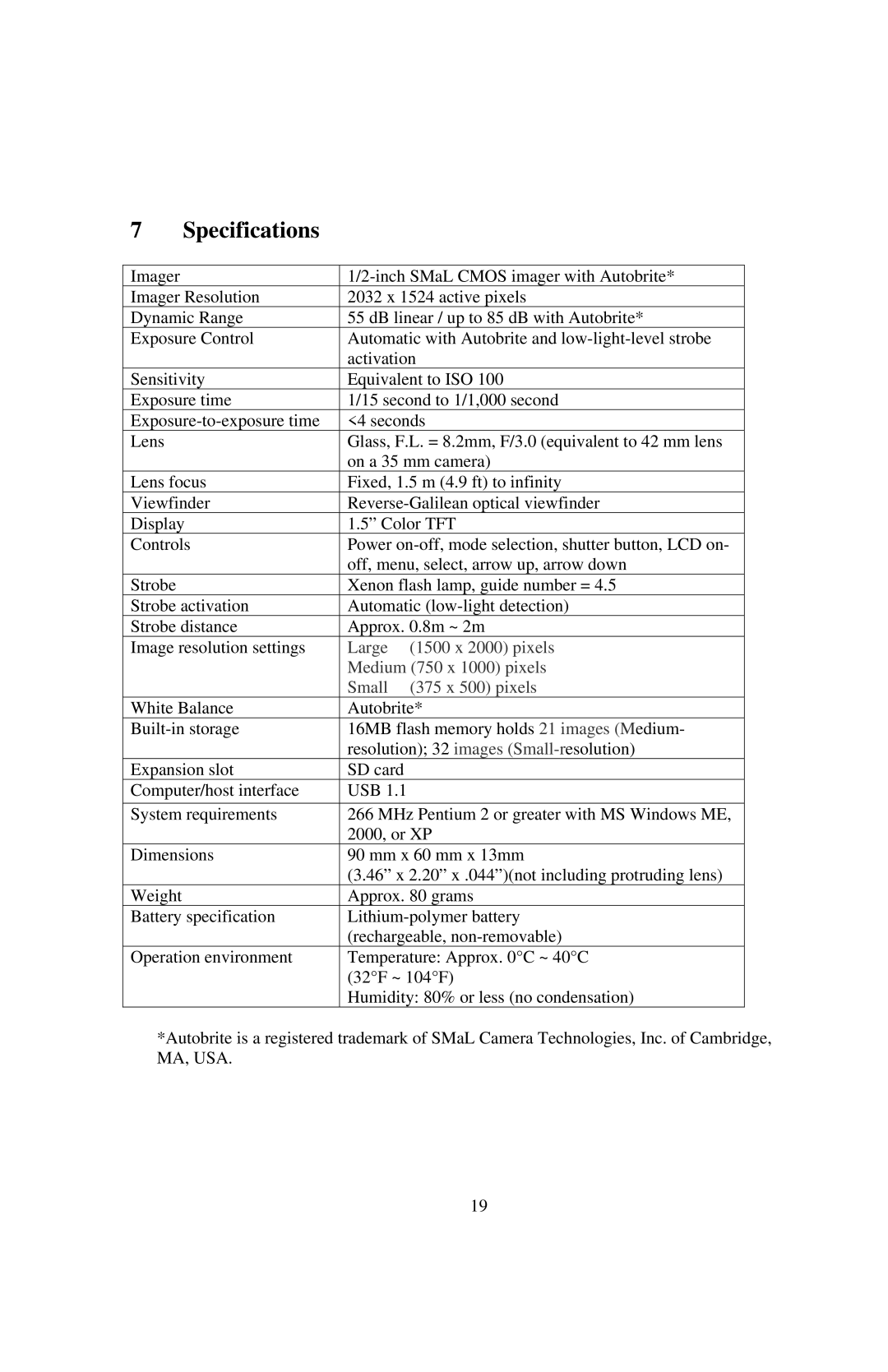 Philips SIC4434, PT44434 manual Specifications 