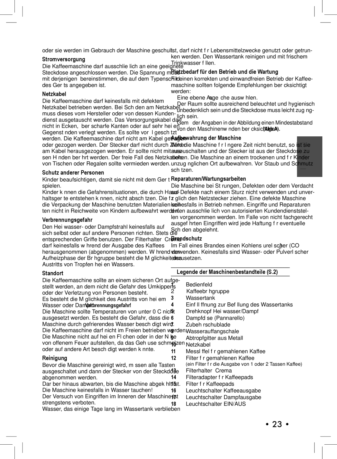 Philips SIN 006XN operating instructions Deutsch 