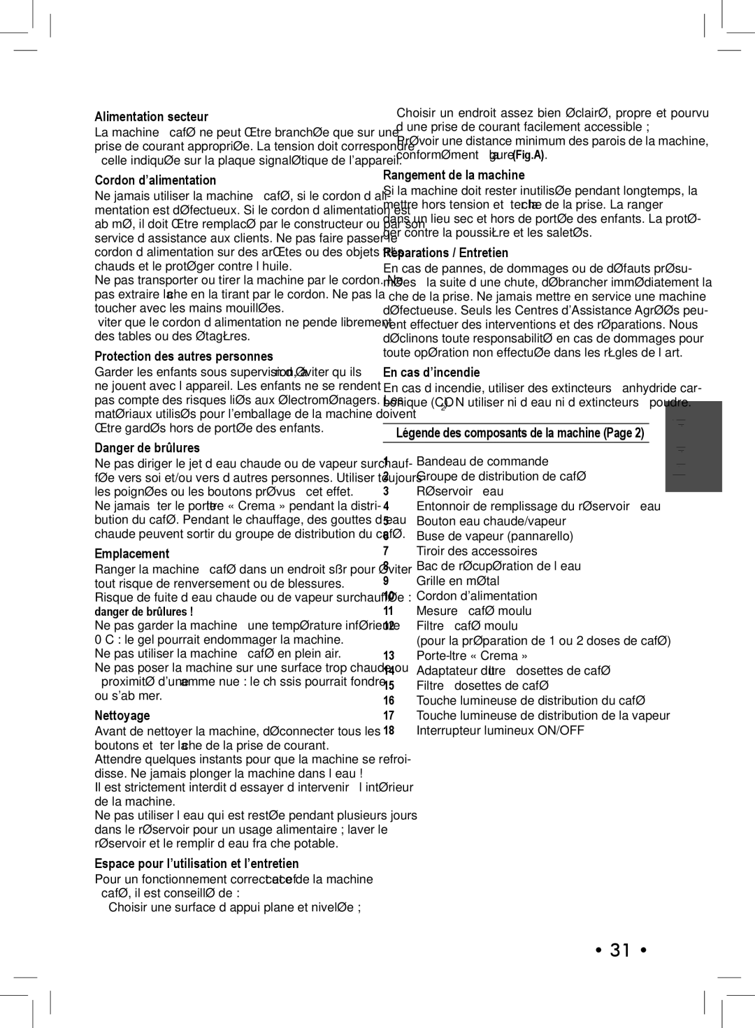 Philips SIN 006XN operating instructions Français 