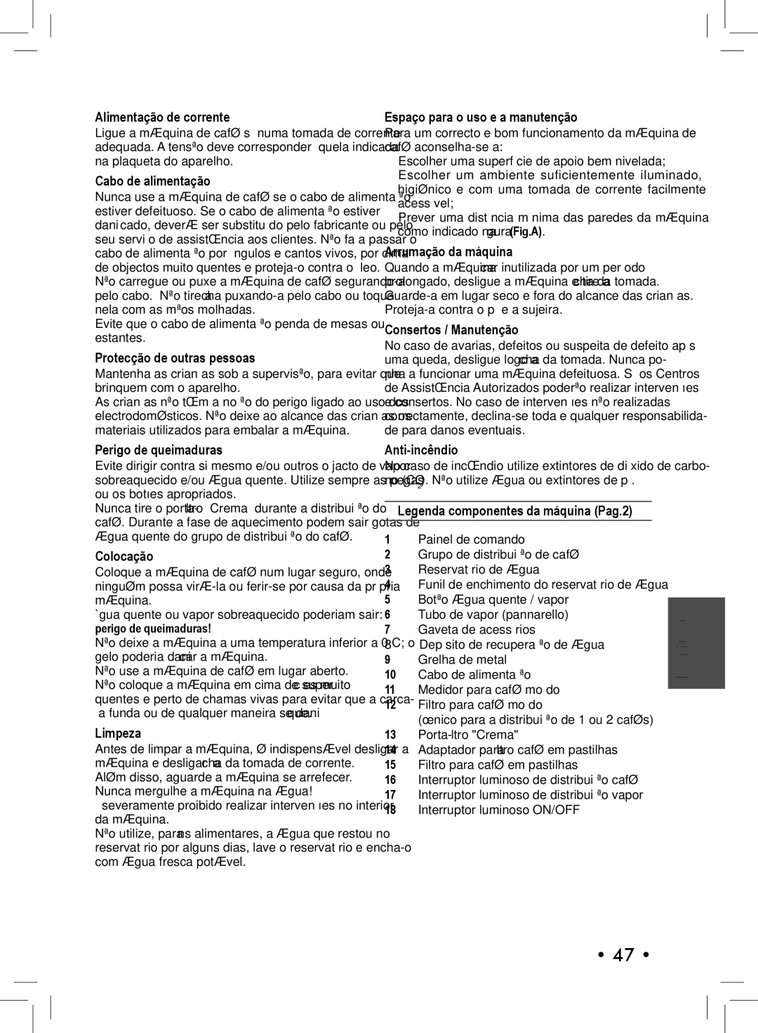 Philips SIN 006XN operating instructions Português 